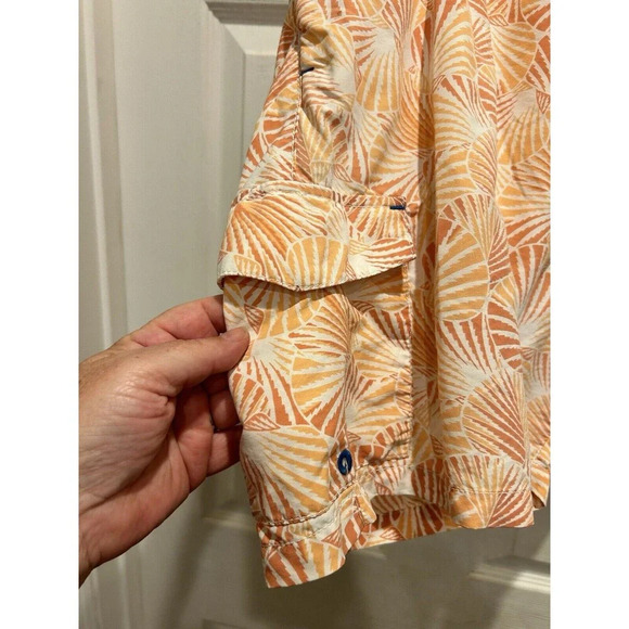 Tommy Bahama Relax orange/white men's swim shorts with safety briefs size XXL - Picture 5 of 8